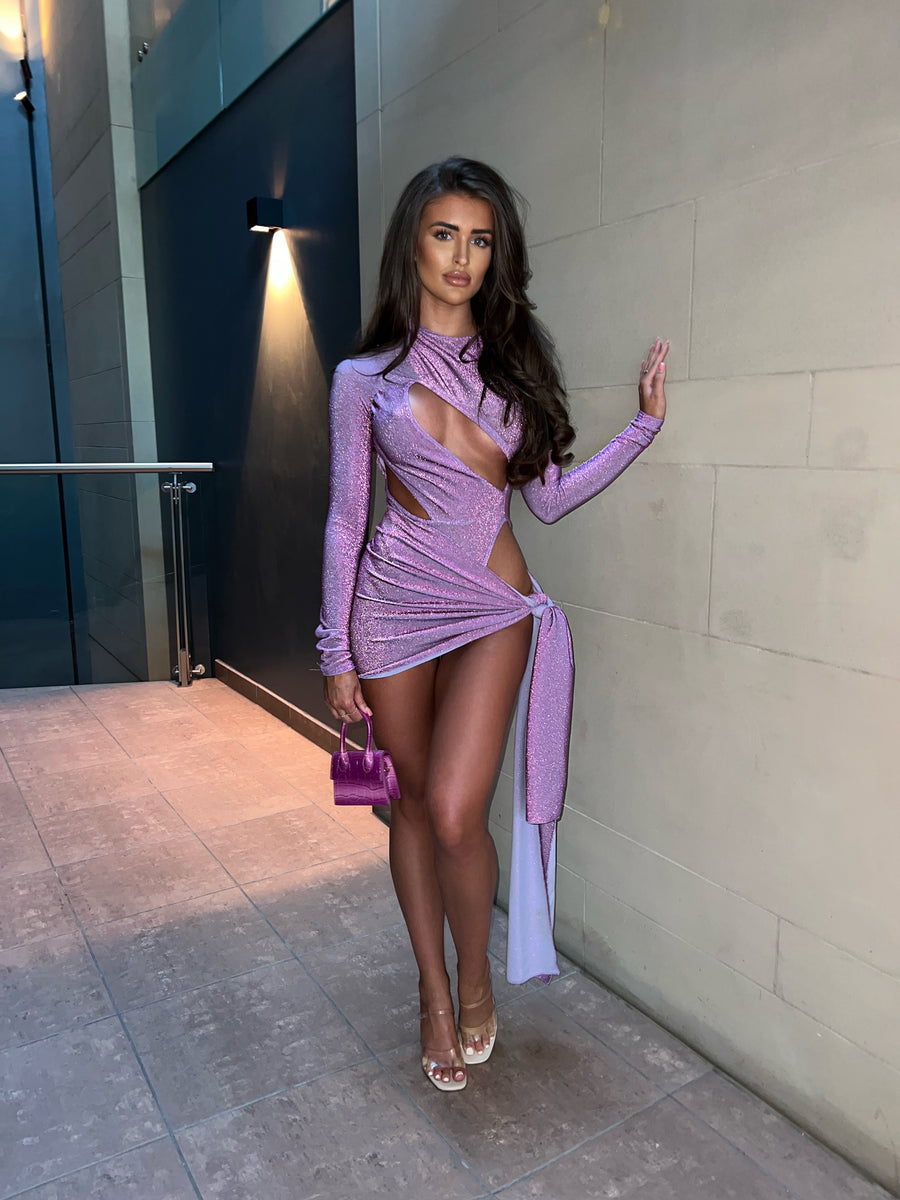 Stormi Sparkle Two Piece - Purple (SALE)