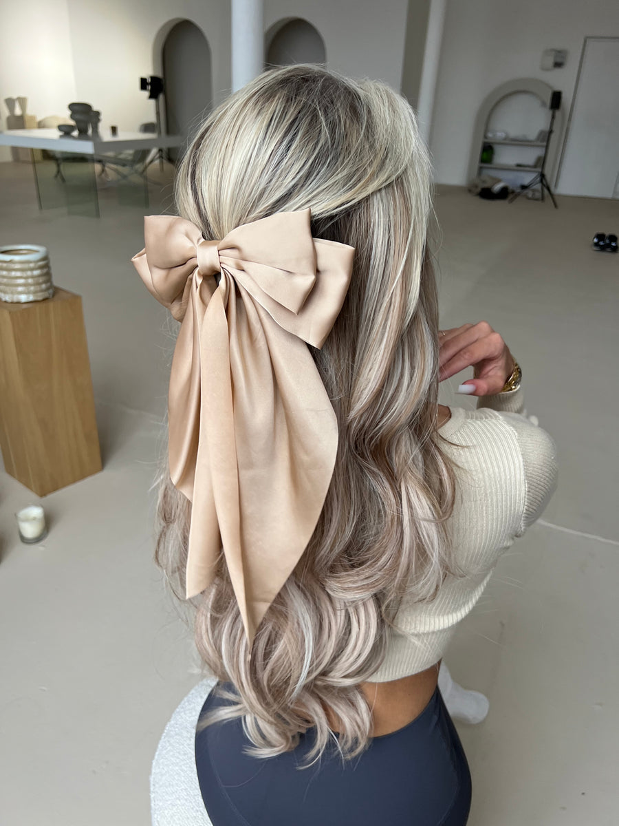 Hair Bow - Champagne