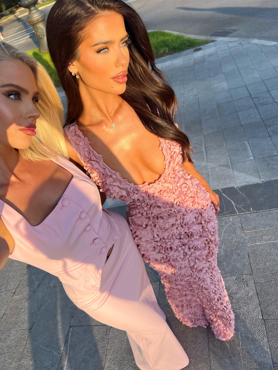 Adriana Rose Dress - Rose