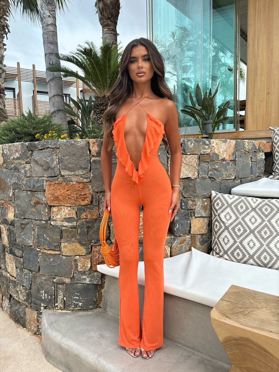 Evie Jumpsuit - Orange