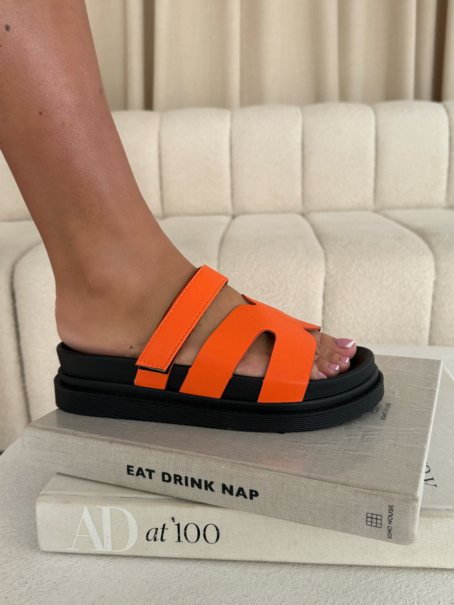 H Sandals - Orange
