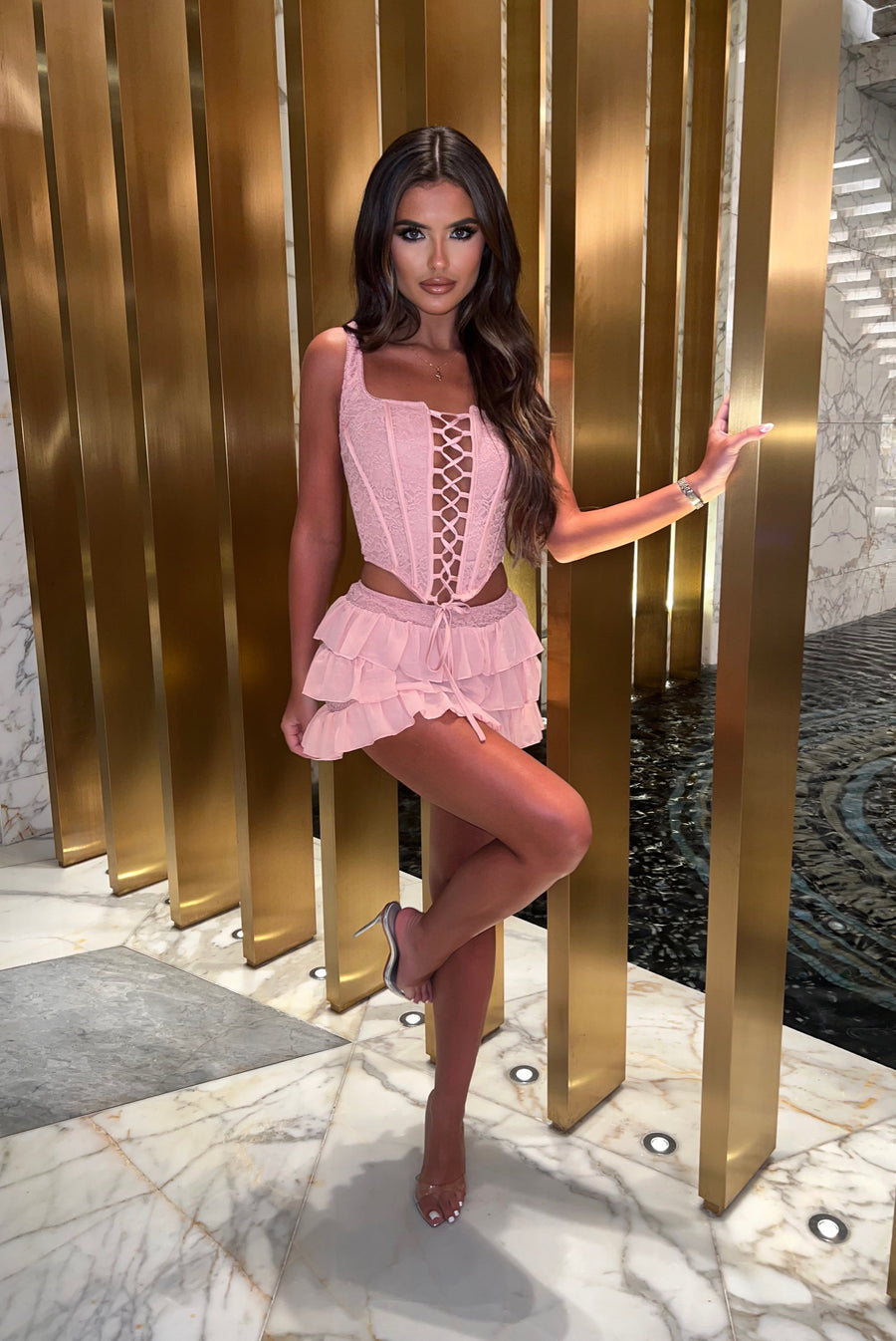 Isabel Two Piece - Pink (SALE)