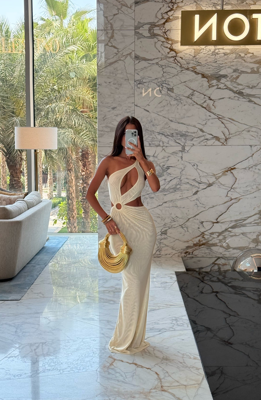 Pia Dress - Cream