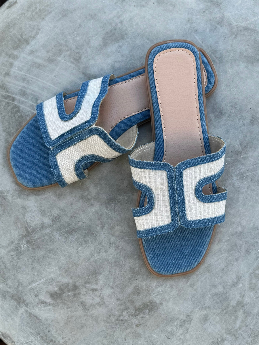 Carys Sandals - Denim