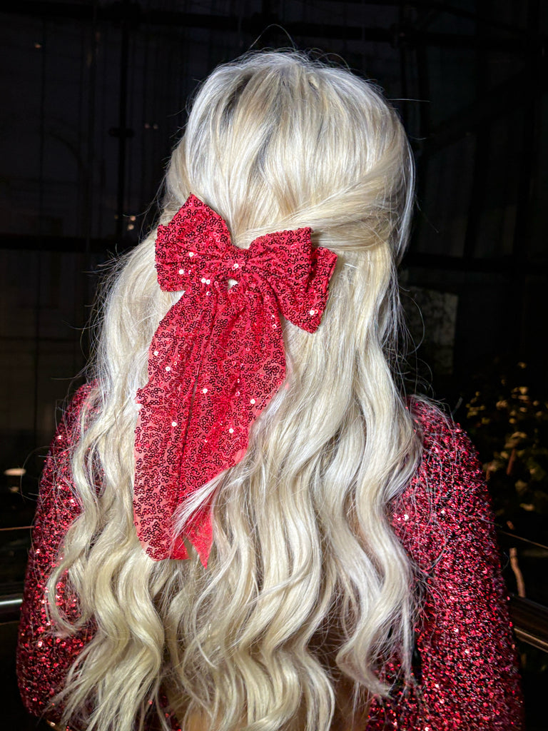 Sequin Hair Bow