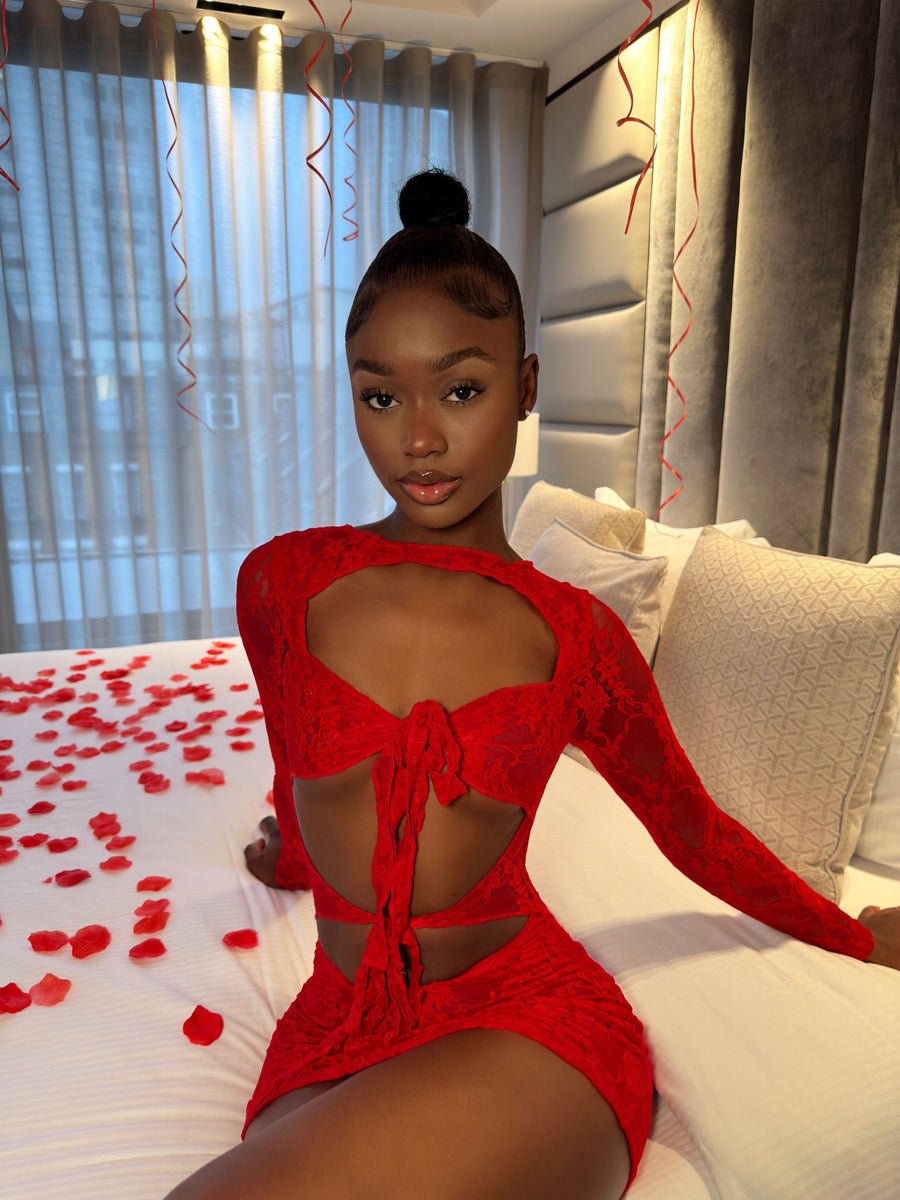Aaliyah Dress - Red (SALE)
