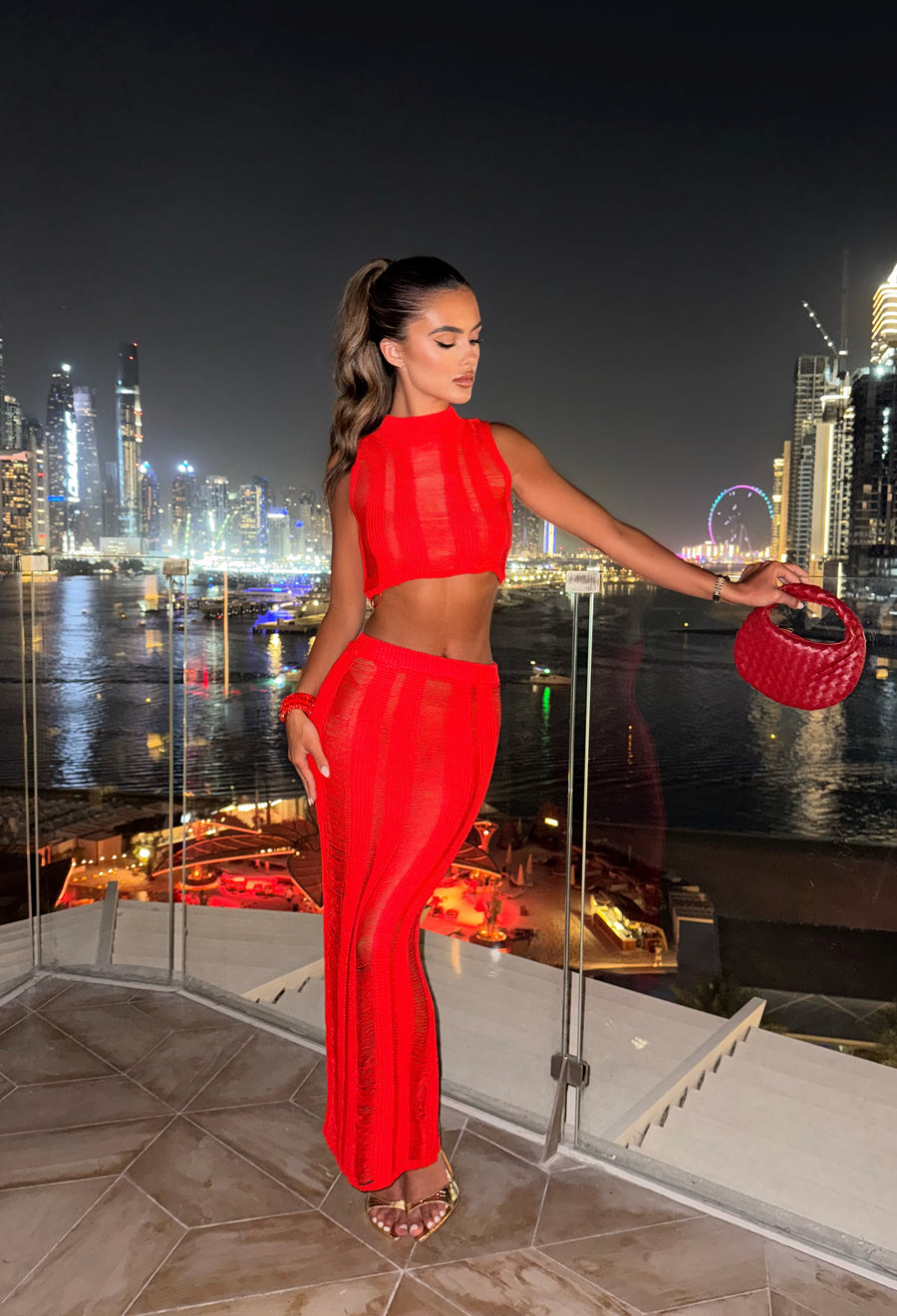 Holly Two Piece - Red