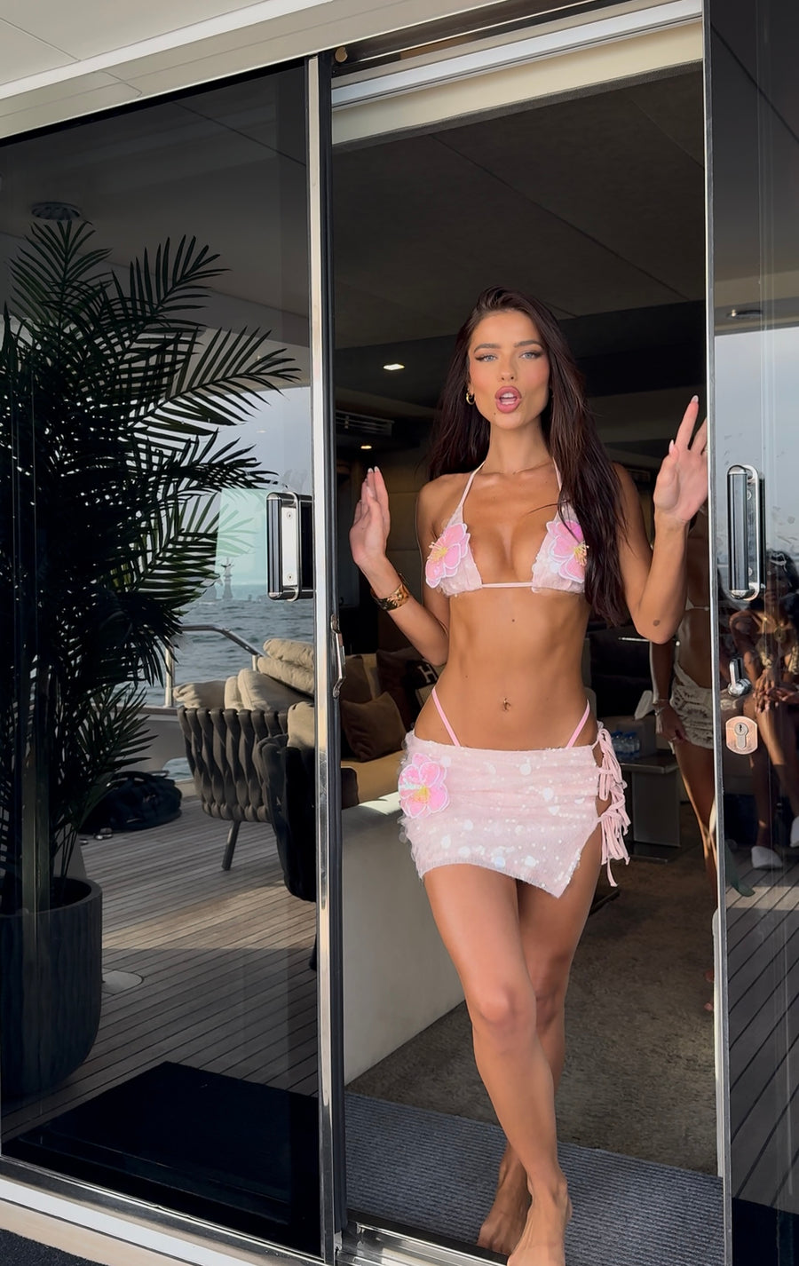 Luce 3 Piece Bikini - Rose