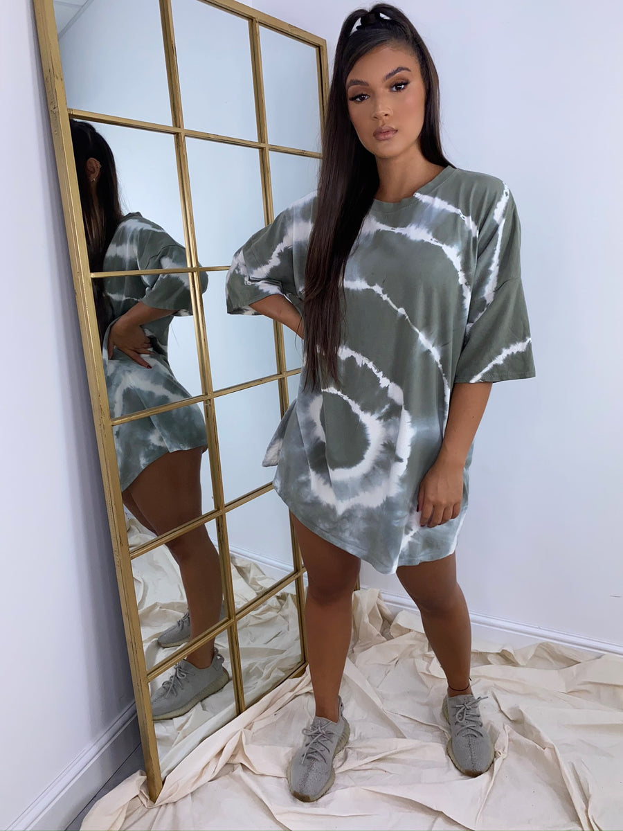 Coco Tie Dye T-Shirt - Khaki (SALE)