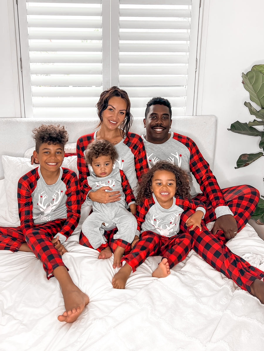 Family Christmas Pyjamas - Grey Check (SALE)