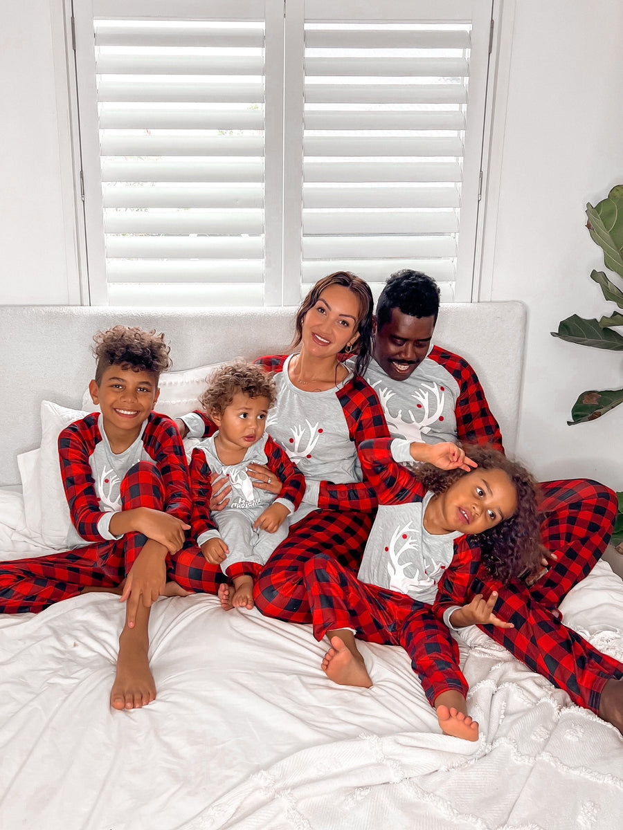 Family Christmas Pyjamas - Grey Check (SALE)