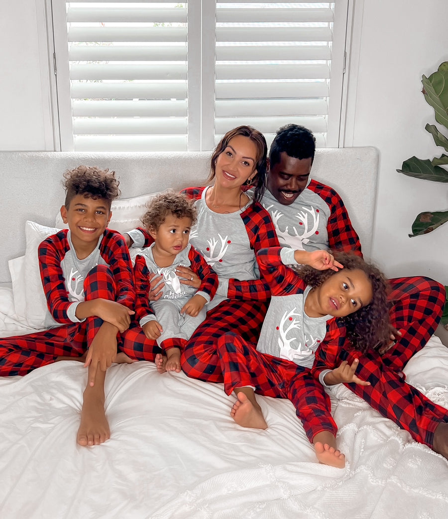 Family Christmas Pyjamas - Grey Check (SALE)