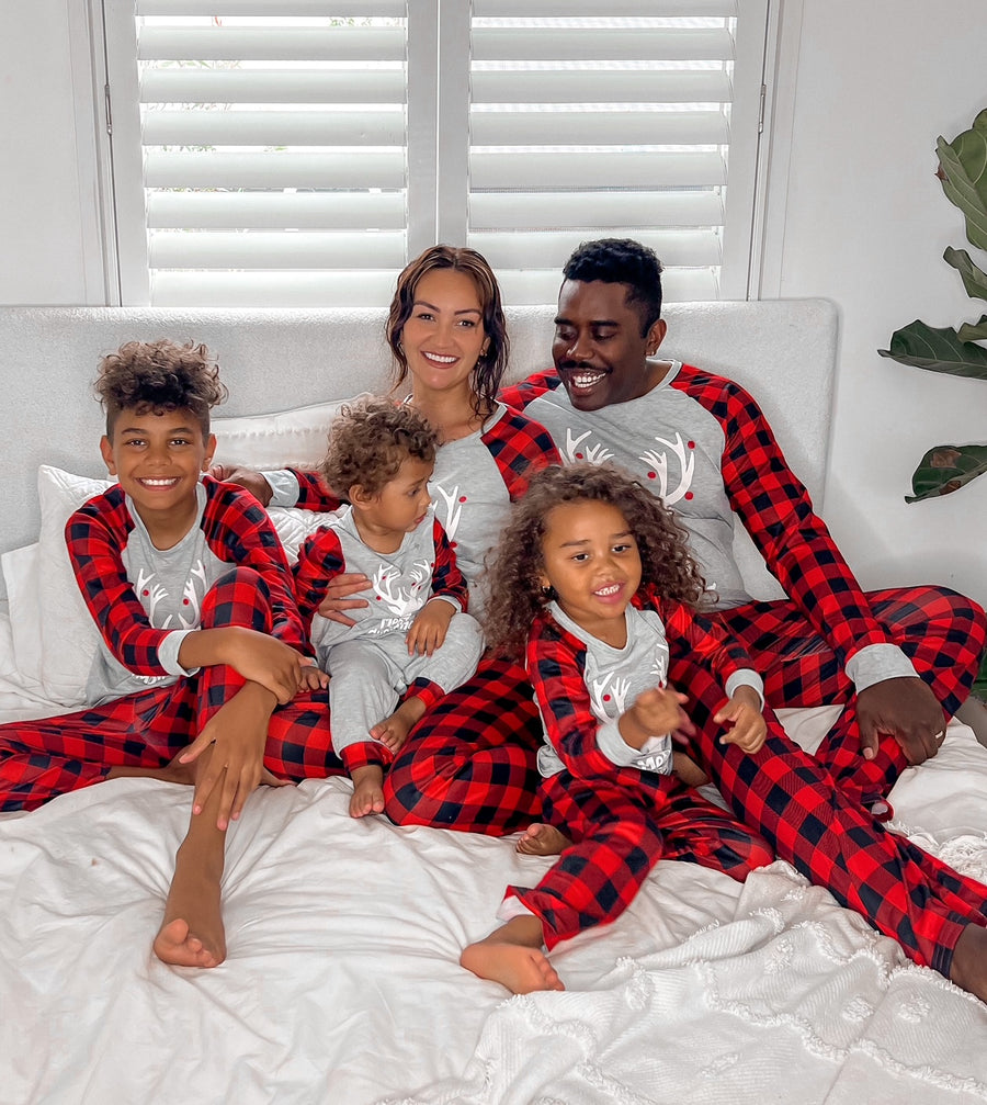Family Christmas Pyjamas - Grey Check (SALE)
