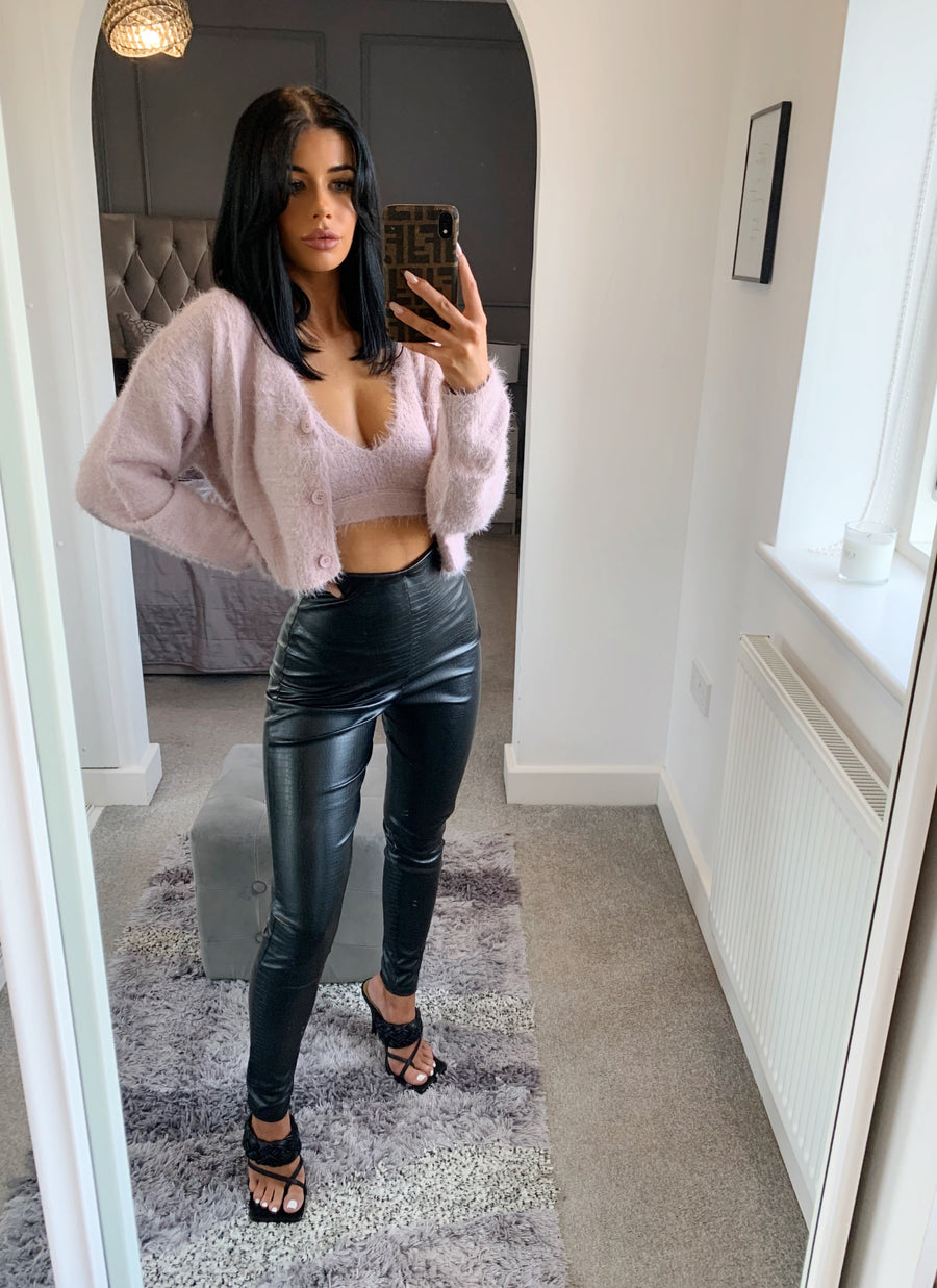 Lennon Fluffy Two Piece - Blush (SALE)