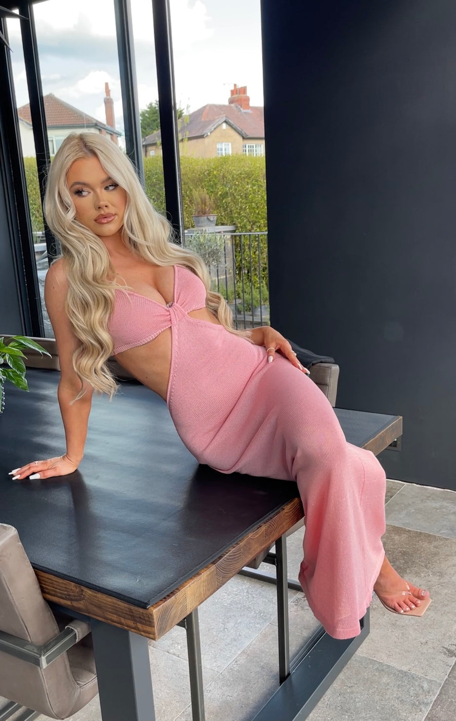 Nadina Midaxi Dress - Pink (SALE)