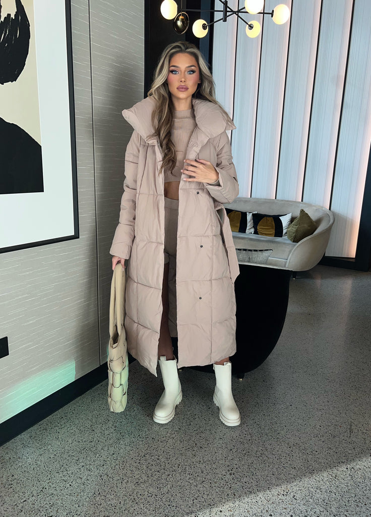 padded tie waist coat