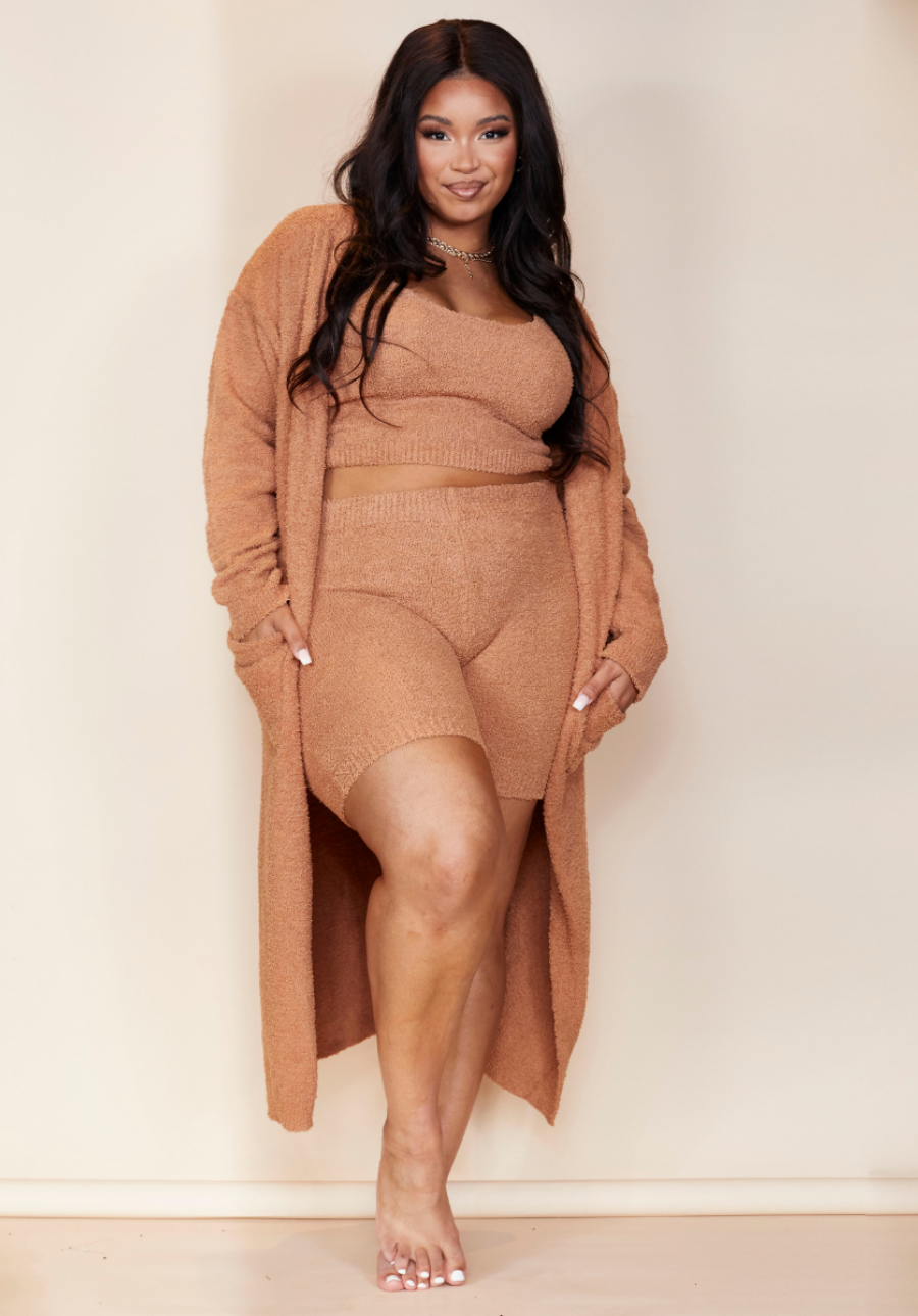 Lilly Three Piece Set - Tan