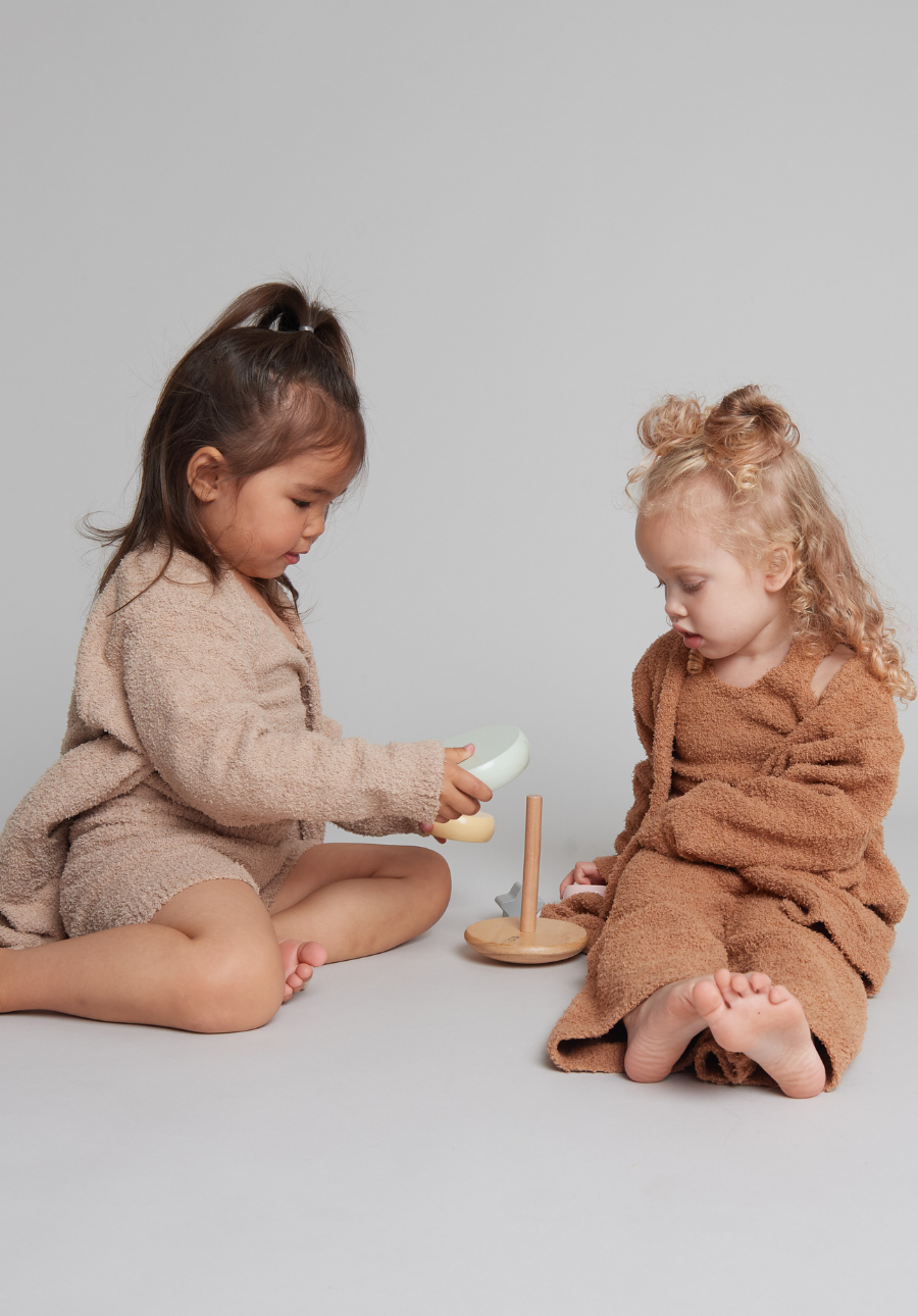 Mini Maddie Three Piece Set - Tan (SALE)