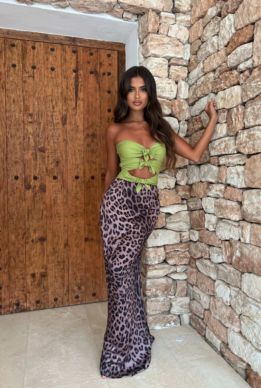 Jadie Skirt - Leopard