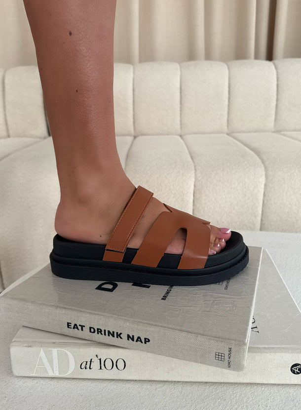 H Sandals - Brown (SALE)