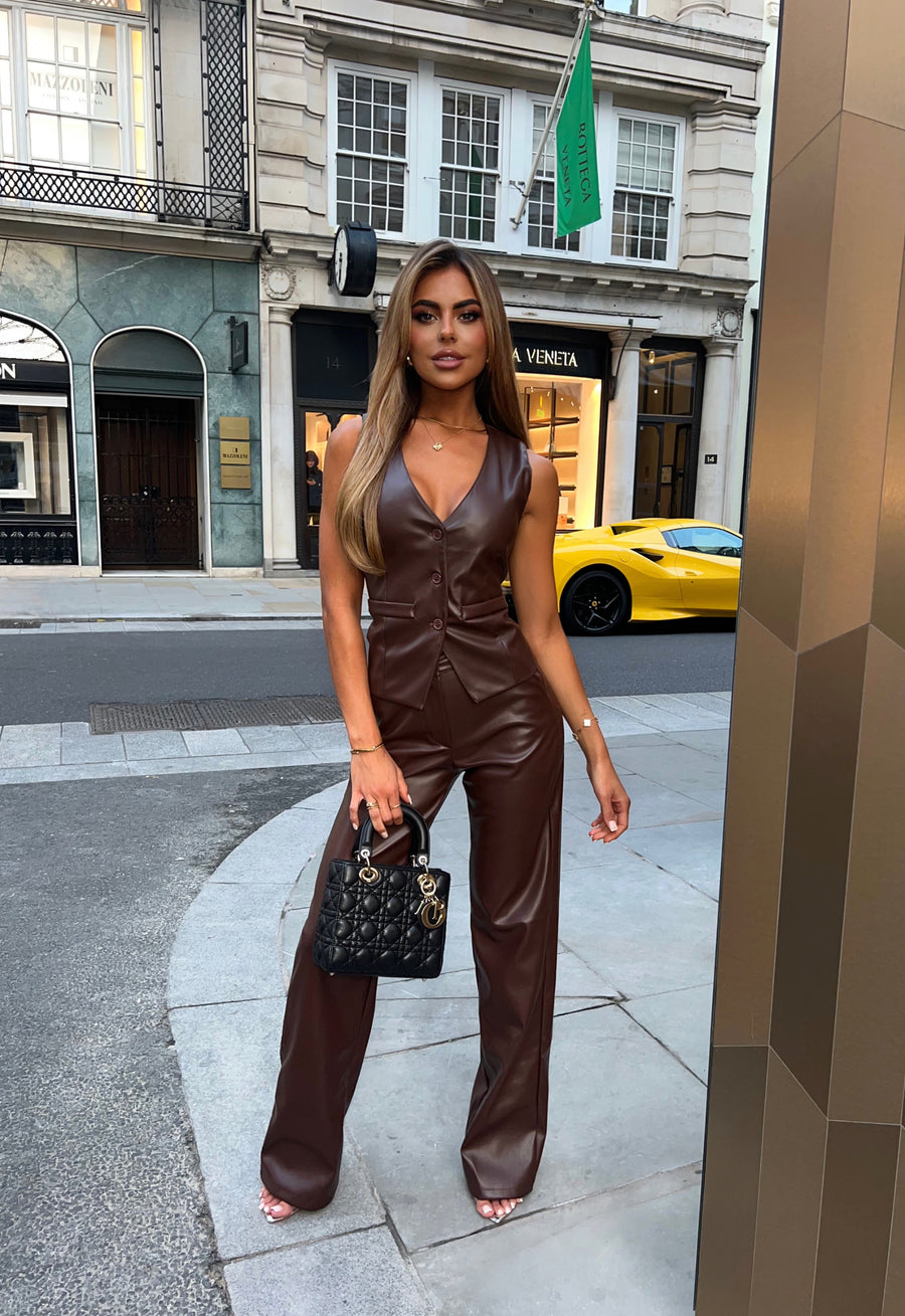 Steph Two Piece - Brown