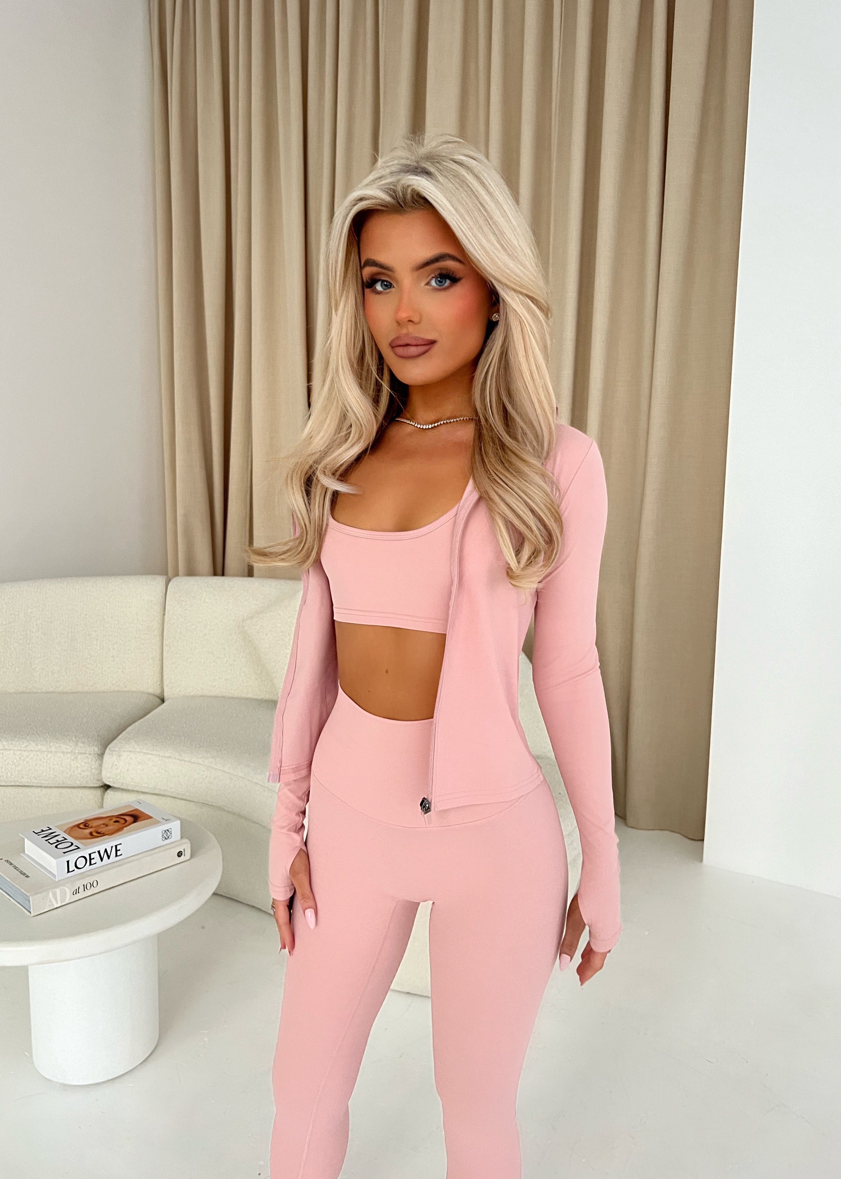 Basic Sculpt Crop Top - Pink – Sorelleuk