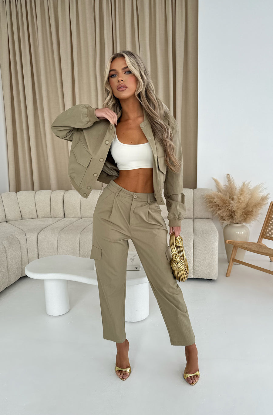 Clarissa Trousers - Taupe