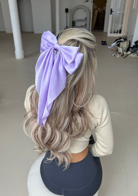 Hair Bow - Purple