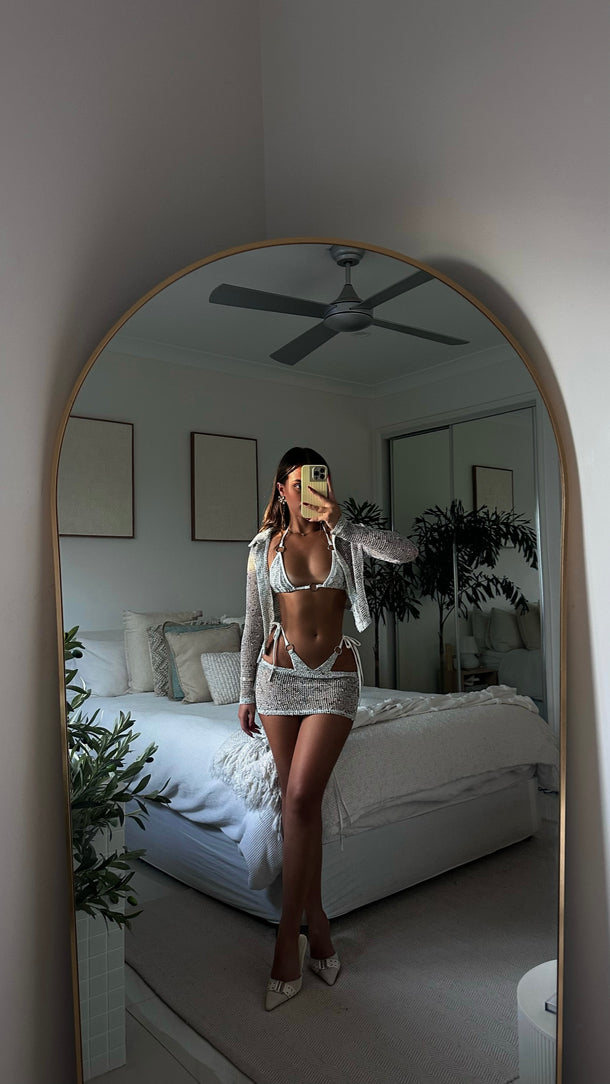 Nikki 4 Piece Bikini - White (SALE)