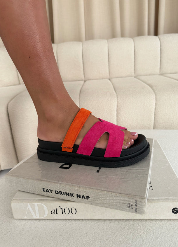 H Sandals - Pink/Orange (SALE)