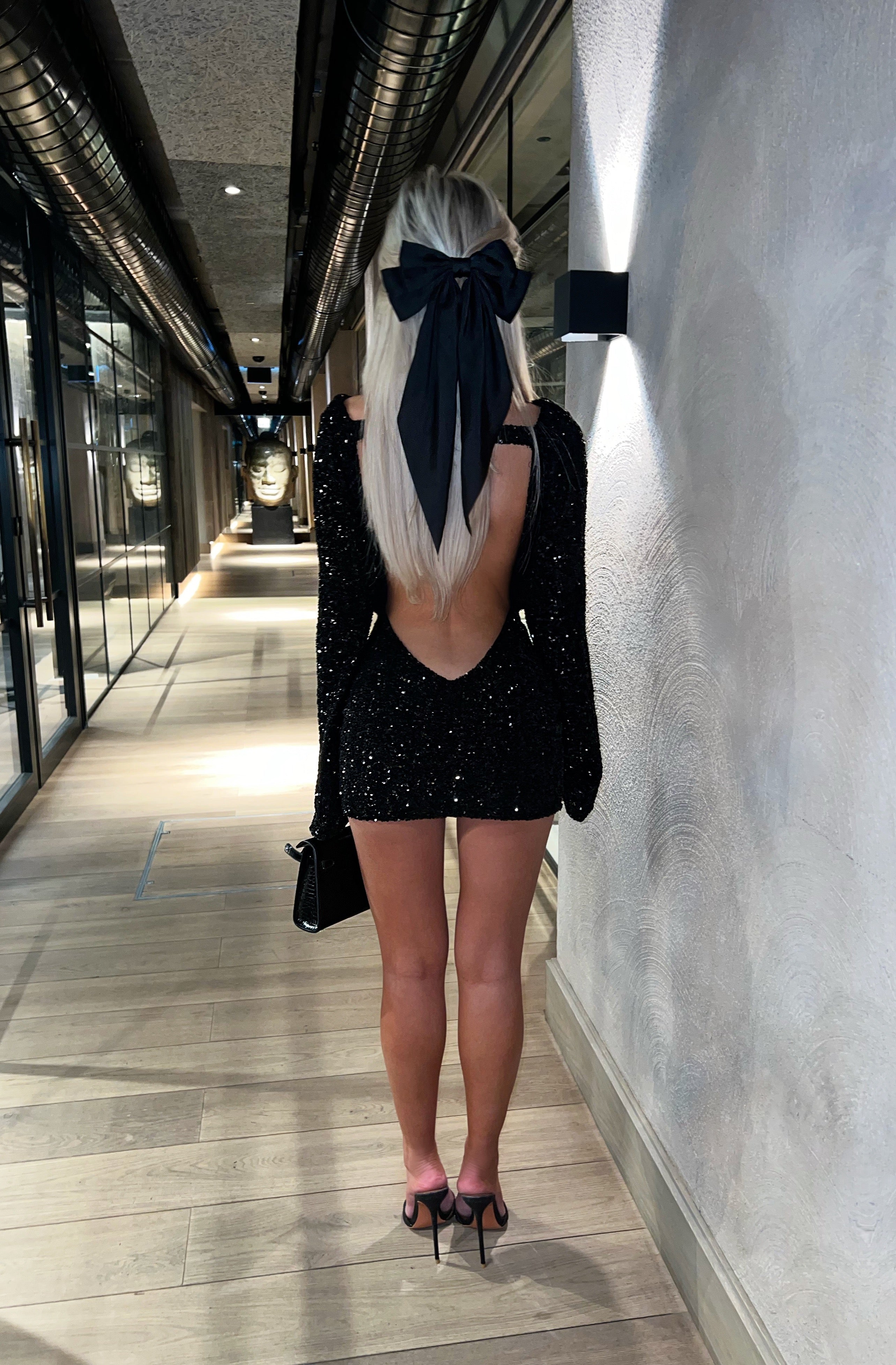 Tala Sequin Dress - Black Sorelleuk Tala Sequin Dress - Black Sorelleuk