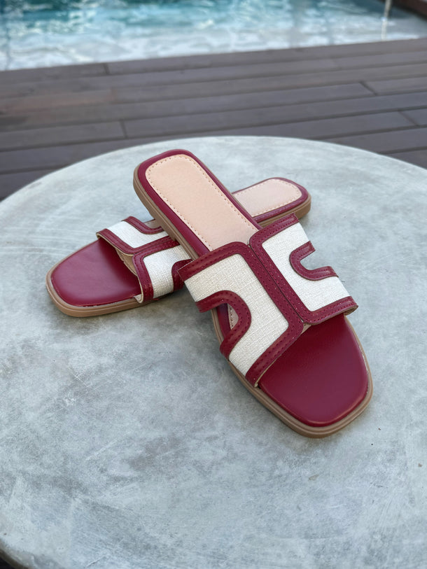 Carys Sandals - Cherry (SALE)