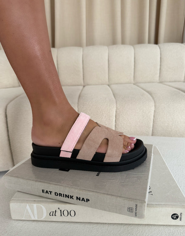 H Sandals - Rose/Nude (SALE)