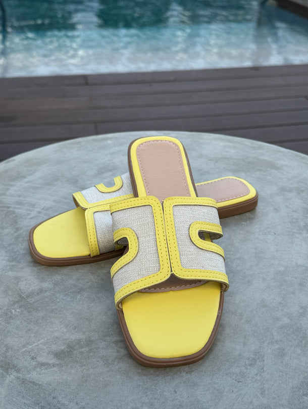 Carys Sandals - Yellow (SALE)
