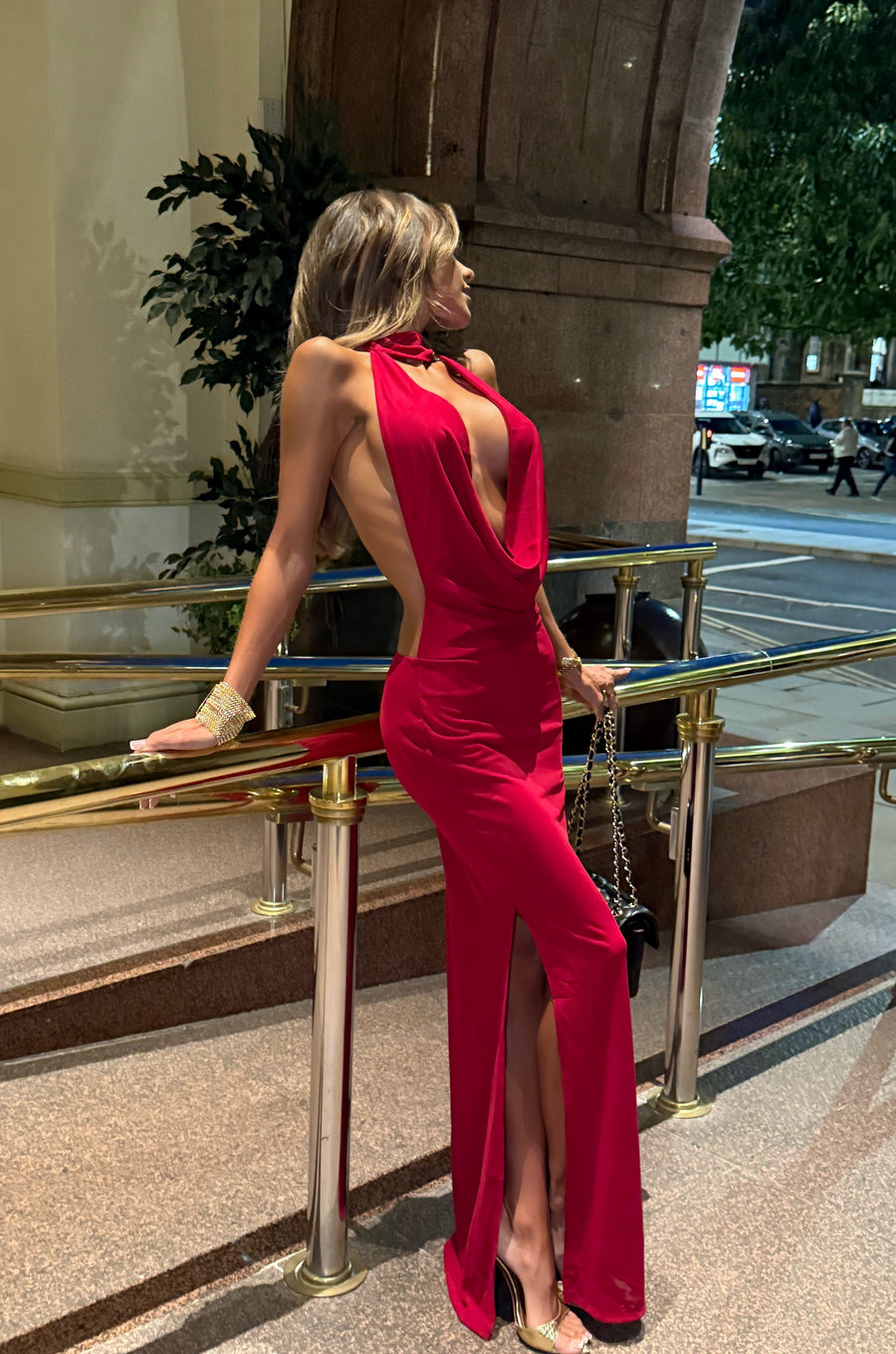 Ganna Dress - Red