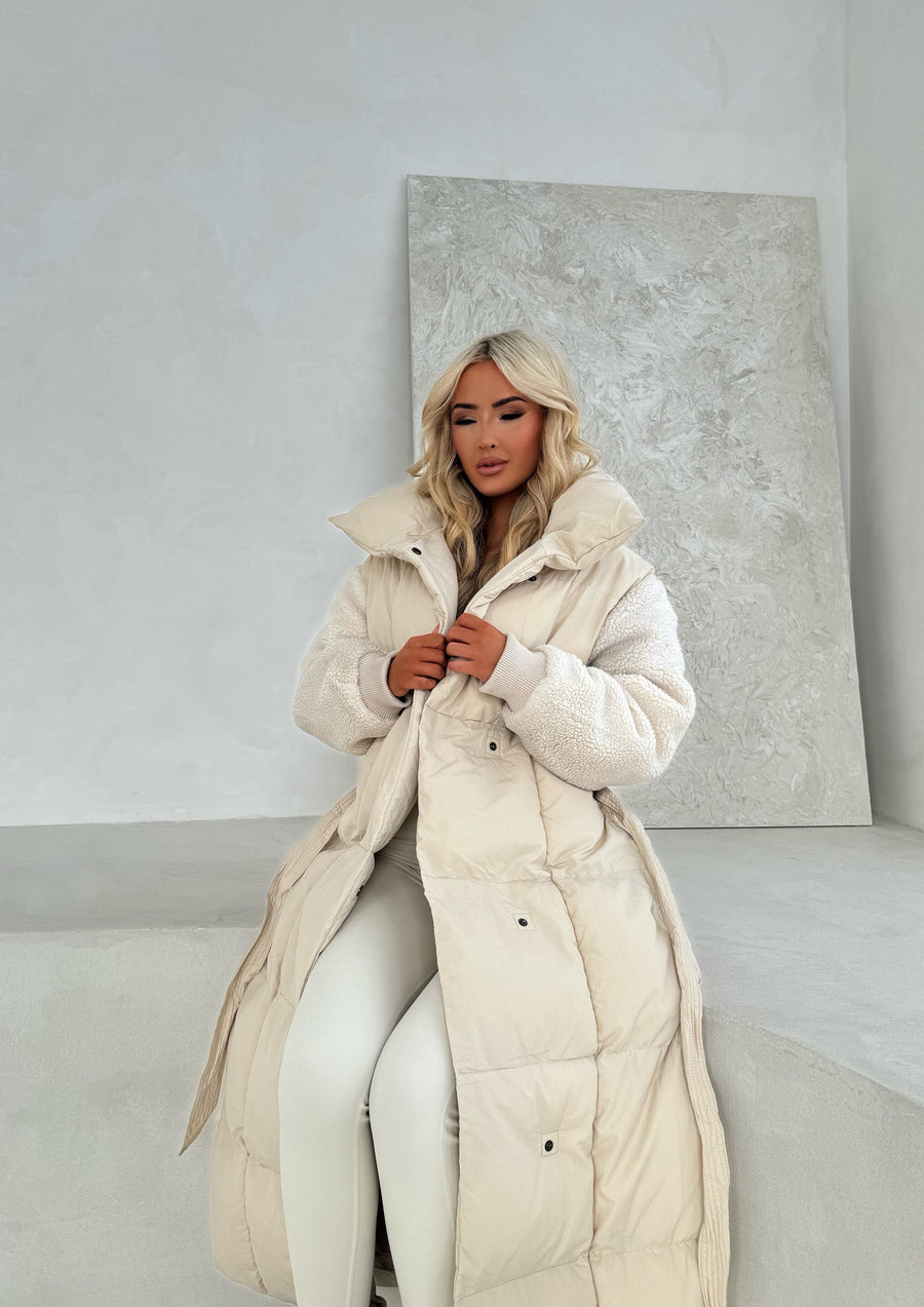 Kim Padded Coat - Cream