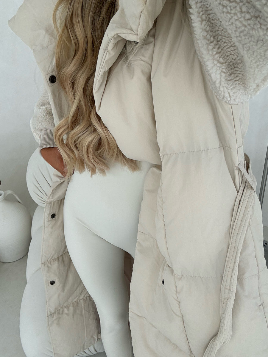 Kim Padded Coat - Cream