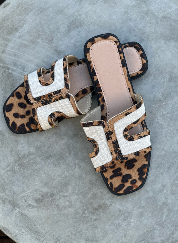 Carys Sandals - Leopard (SALE)