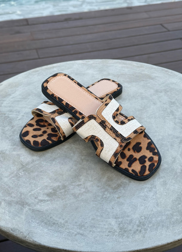 Carys Sandals - Leopard (SALE)