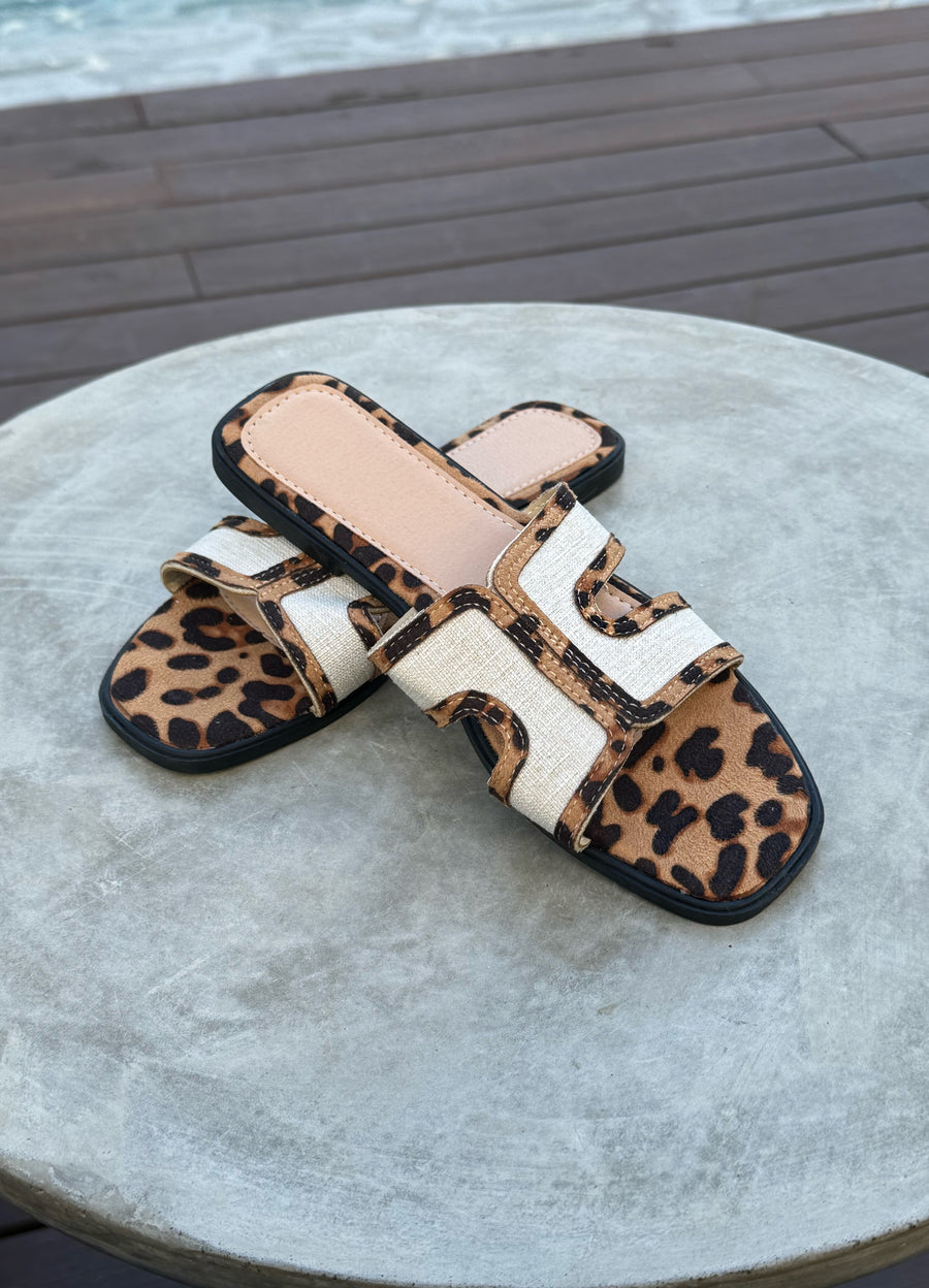 Carys Sandals - Leopard (SALE)