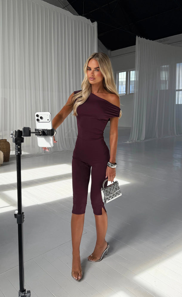 Vasey Jumpsuit - Plum