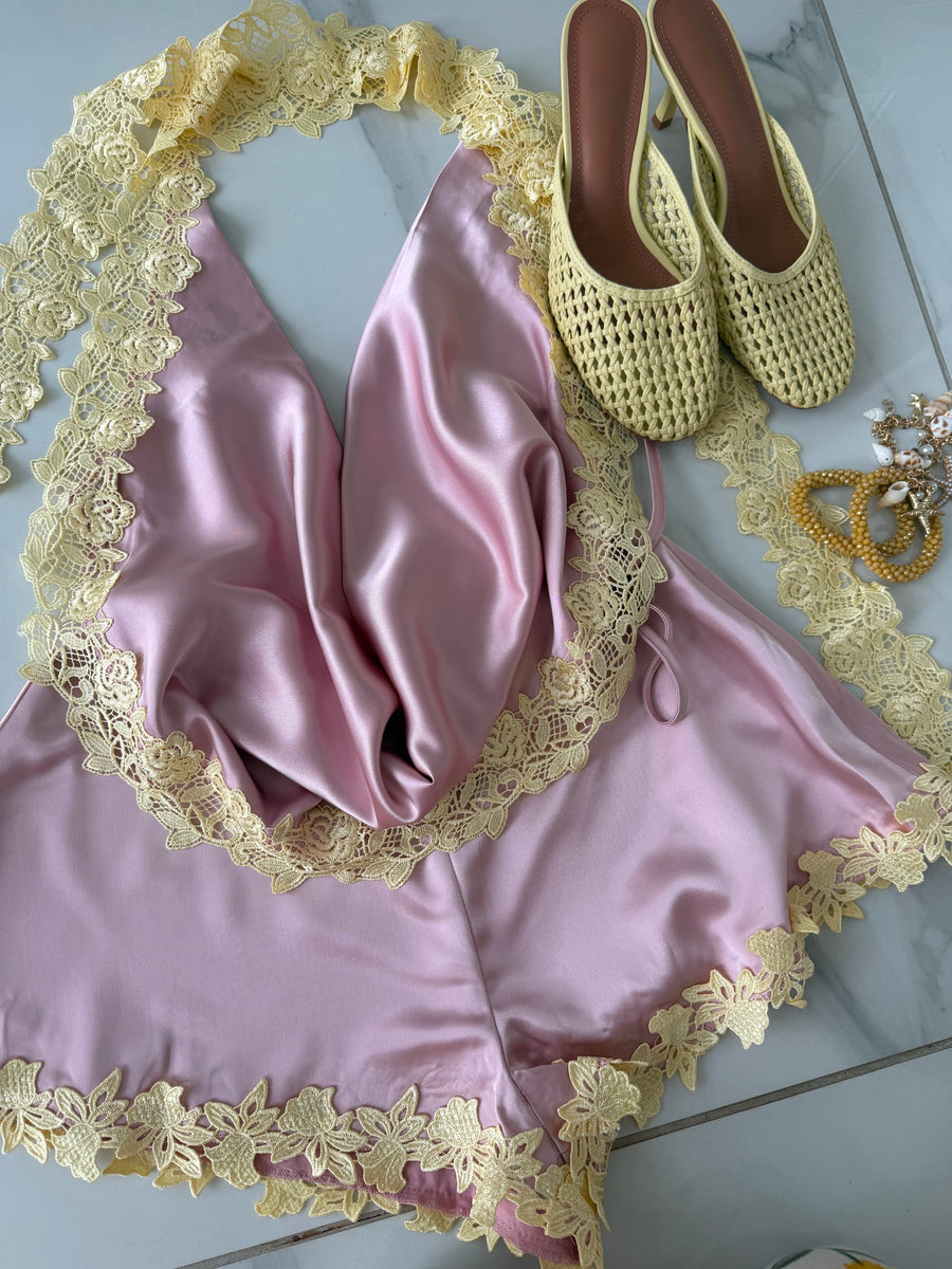 Avie Two Piece - Rose