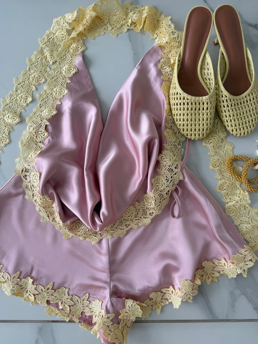 Avie Two Piece - Rose