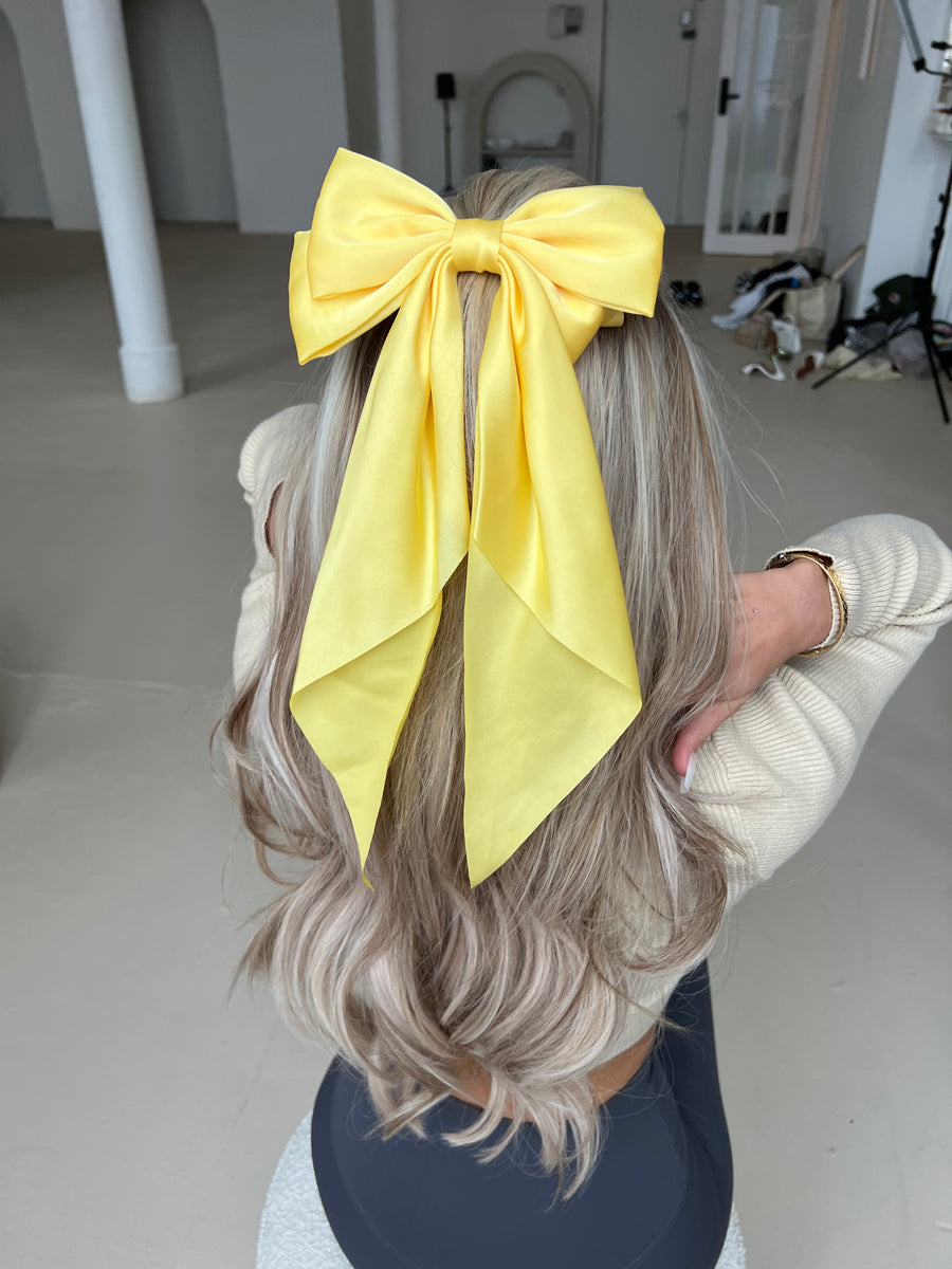 Hair Bow - Yellow