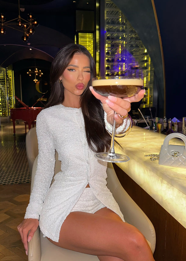 Ashleigh Two Piece - Sparkle White (SALE)