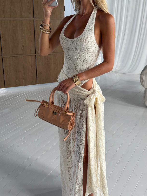 Kaya Two Piece - Lace Cream
