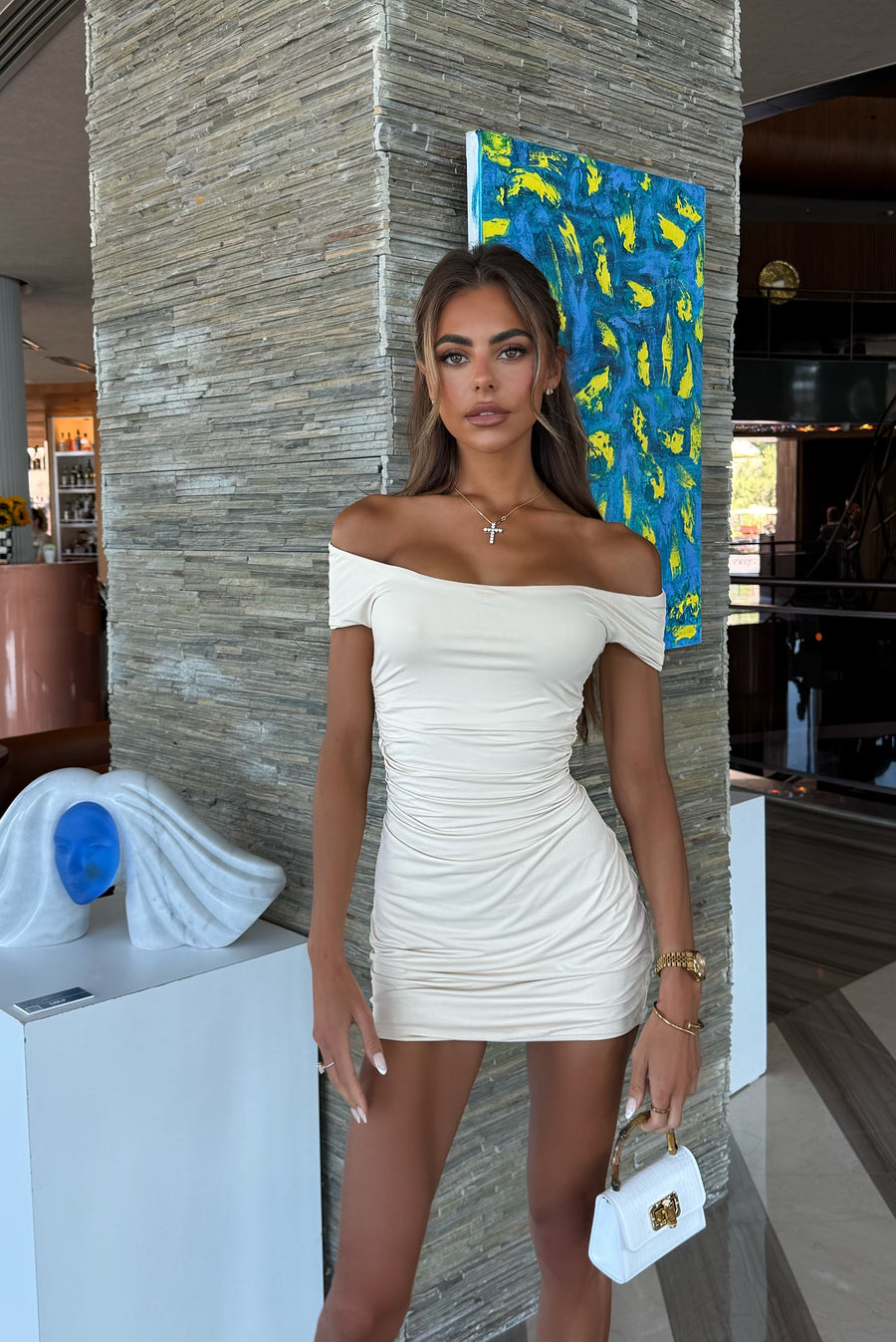 Carli Dress - Cream
