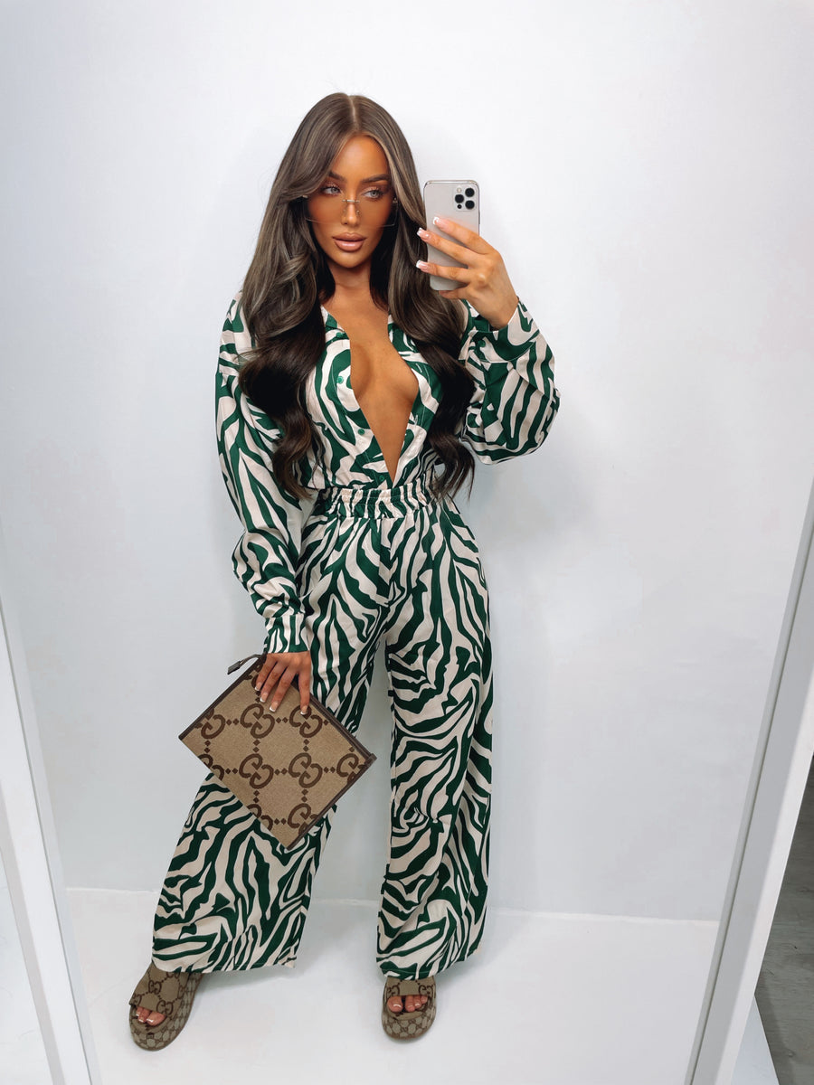 Charlotte Two Piece - Green (SALE)
