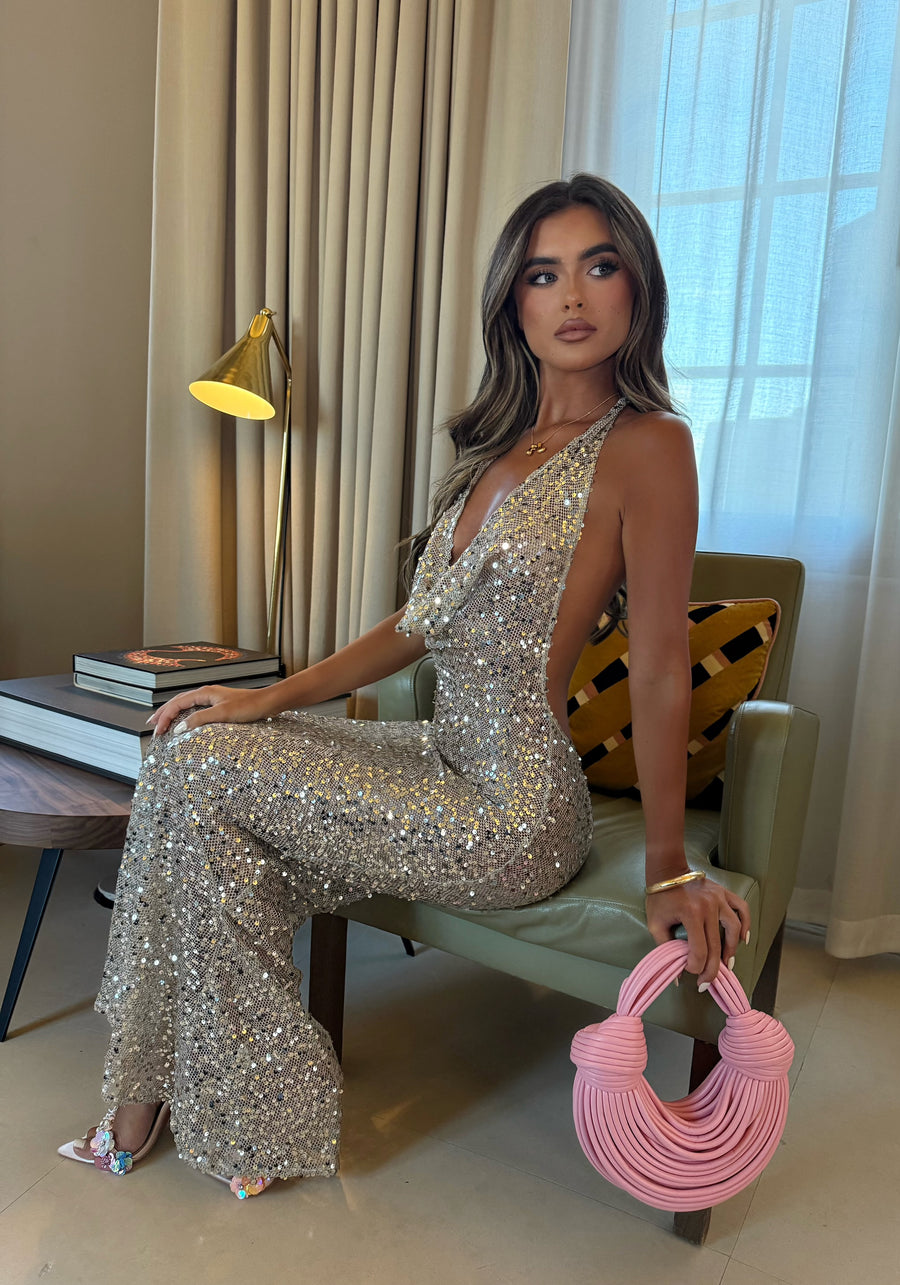 Sydney Dress - Champagne Sorelleuk Sydney Dress - Champagne Sorelleuk