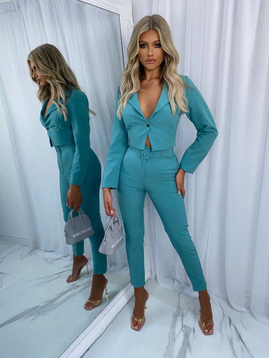 Stevie Suit Two Piece - Teal